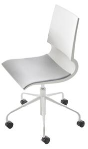 MAXDESIGN - Otočná plastová židle na kolečkách RICCIOLINA 3530