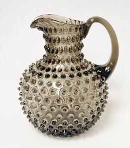 Sklárna Častolovice - Džbán 2l - Hobnail – Ananas – hnědý kouř