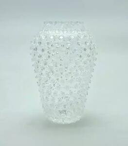 Sklárna Častolovice - Váza 21cm - Hobnail – Ananas – křišťál
