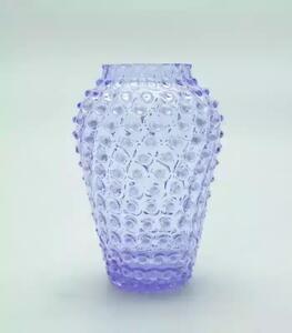 Sklárna Častolovice - Váza 21cm – Hobnail – Ananas – alexandrit