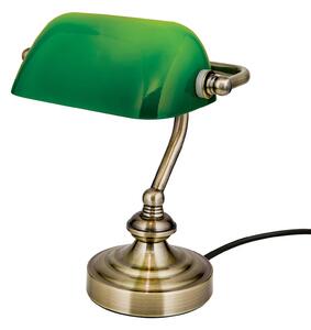 Zora - stolní lampa, se zeleným stínidlem