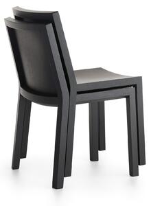 CRASSEVIG - Židle BIANCA R s čalouněným sedákem