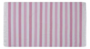 Růžové bavlněné plážové osušky v sadě 2 ks 70x140 cm Stripe – Foutastic