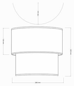 Brilagi - LED Nástěnné svítidlo BOHO ECO 1xE27/10W/230V hnědá/krémová