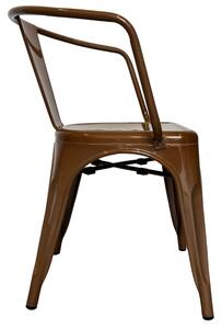 Culty Bronzová kovová jídelní židle PARIS