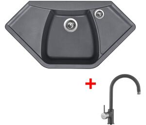 Set Sinks NAIKY 980 Titanium+VITALIA GR