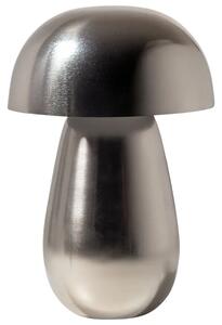 WOOOD Stříbrná kovová stolní lampa Lumor