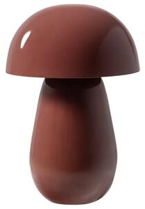 WOOOD Červená kovová stolní lampa Lumor
