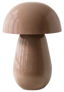 WOOOD Světle růžová kovová stolní lampa Lumor