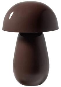 WOOOD Hnědá kovová stolní lampa Lumor