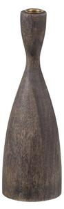 Hoorns Hnědý mangový svícen Jona 28 cm