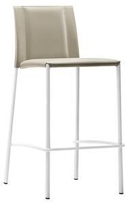 MIDJ - Barová židle SILVY, kožené čalounění