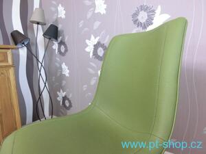 (1042) VINC - Design židle zelená