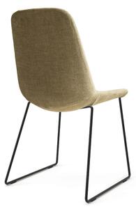 TONON - Čalouněná židle STEP s ližinovou podnoží