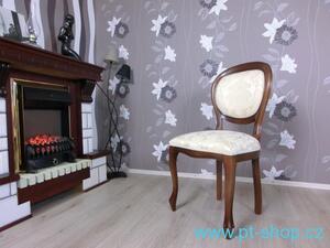 (963) AMORE - Nádherná bavlněná židle