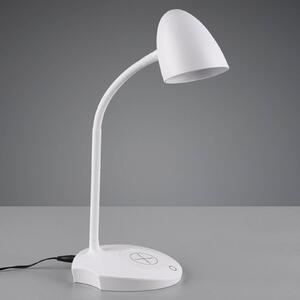 Stolní lampa LED Load, indukční nabíječka, bílá