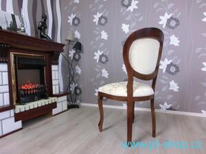 (963) AMORE - Nádherná bavlněná židle