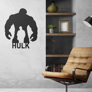 Živá Zeď Samolepka Hulk silueta Barva: černá