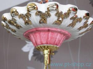 (1327) VALLE D´ORO PATCHI porcelánový lustr