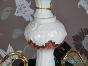 (1327) VALLE D´ORO PATCHI porcelánový lustr