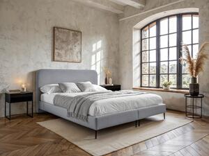 POSTEL BOXSPRING, 180/210 cm, světle šedá MID.YOU - Online Only postele, Online Only