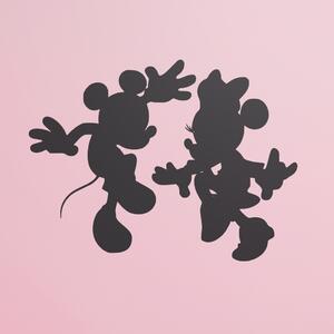 Živá Zeď Samolepka Mickey a Minnie tančí