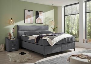 POSTEL BOXSPRING, 180/200 cm, antracitová MID.YOU - Manželské postele, Online Only