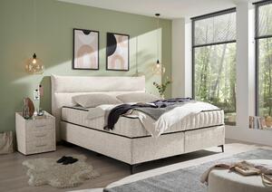 POSTEL BOXSPRING, 180/200 cm, béžová MID.YOU - Manželské postele, Online Only