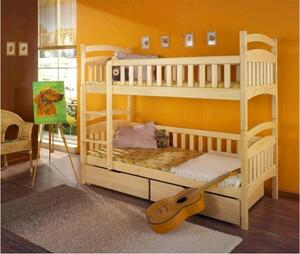 Dětská patrová postel z masivu DOMINIK