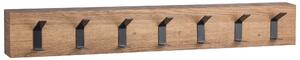 ŠATNÍ PANEL, černá, barvy dubu, 70/10/5 cm - Šatní panely, Online Only