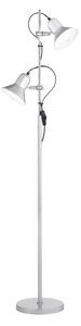 Ideal Lux - Stojací lampa POLLY 2xE27/60W/230V stříbrná