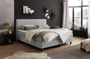 AMERICKÁ POSTEL, 180/200 cm, světle šedá MID.YOU - Online Only postele, Online Only