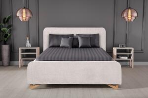 ČALOUNĚNÁ POSTEL, 180/200 cm, perleť MID.YOU - Postele s úložným prostorem, Online Only