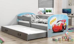Dětská postel Luki 2 - Grafit 160x80 cm