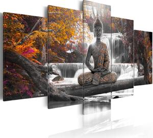 Obraz - Podzimní Buddha 100x50