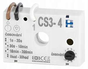 Časový dvojitý vypínač Elektrobock bílý CS3-4B