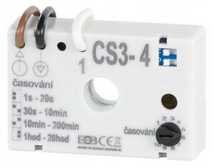 Časový dvojitý vypínač Elektrobock bílý CS3-4B