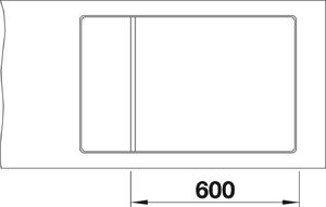 Granitový dřez Blanco ELON XL 6 S-F InFino antracit obous. s exc. + přísluš