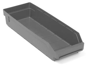 AJ Produkty Skladová nádoba REACH, 500x180x95 mm, recyklovaný plast, šedá