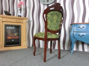 (250) SEDIA CASTELLO zámecká židle zelená,set 2 ks