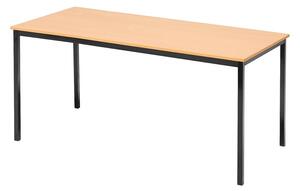 AJ Produkty Jídelní stůl JAMIE, 1800x800 mm, buk, černá