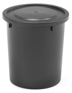AJ Produkty Plastová nádoba na odpad BENJAMIN, 35 l, černý