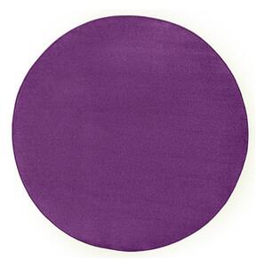 Tmavě fialový kulatý koberec ø 133 cm Fancy – Hanse Home