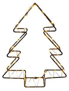 Bílá kovová stolní lampa_1