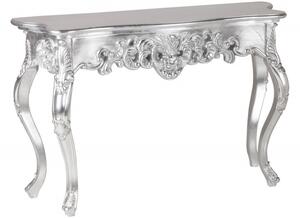 (2625) VENICE luxusní konzolový stolek stříbrný 110cm