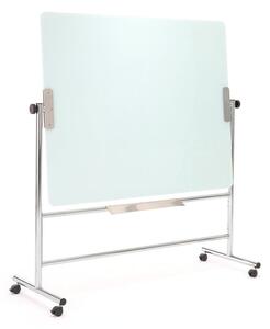 AJ Produkty Otočná skleněná tabule GLENDA, 1200x900 mm, bílá