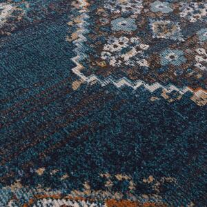 Modrý koberec Cure Blue Retro Rozměry: 120x170 cm