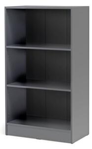 AJ Produkty Otevřená policová skříň FLEXUS, 1325x760x415 mm, šedá