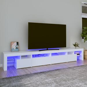 TV skříňka s LED osvětlením bílá 260x36,5x40 cm 3152818