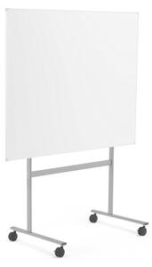 AJ Produkty Bílá magnetická tabule DORIS, mobilní, jednostranná, 1500x1200 mm